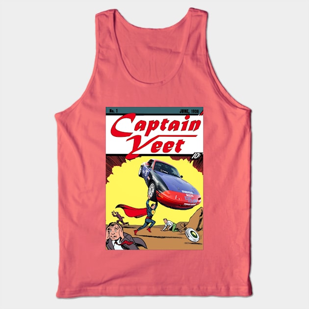 CAPTAIN YEET Tank Top by SunkenMineRailroad